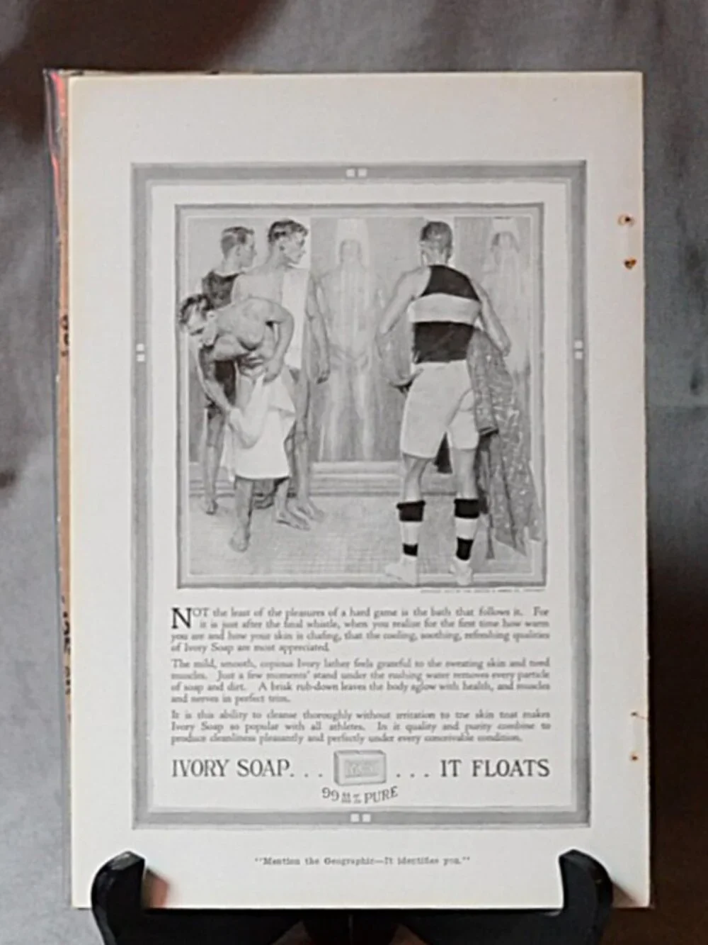 Original Early 20th Century Ivory Soap Ad.